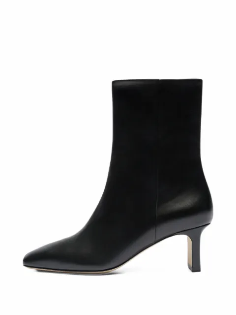 Aeyde Billie square-toe leather boots