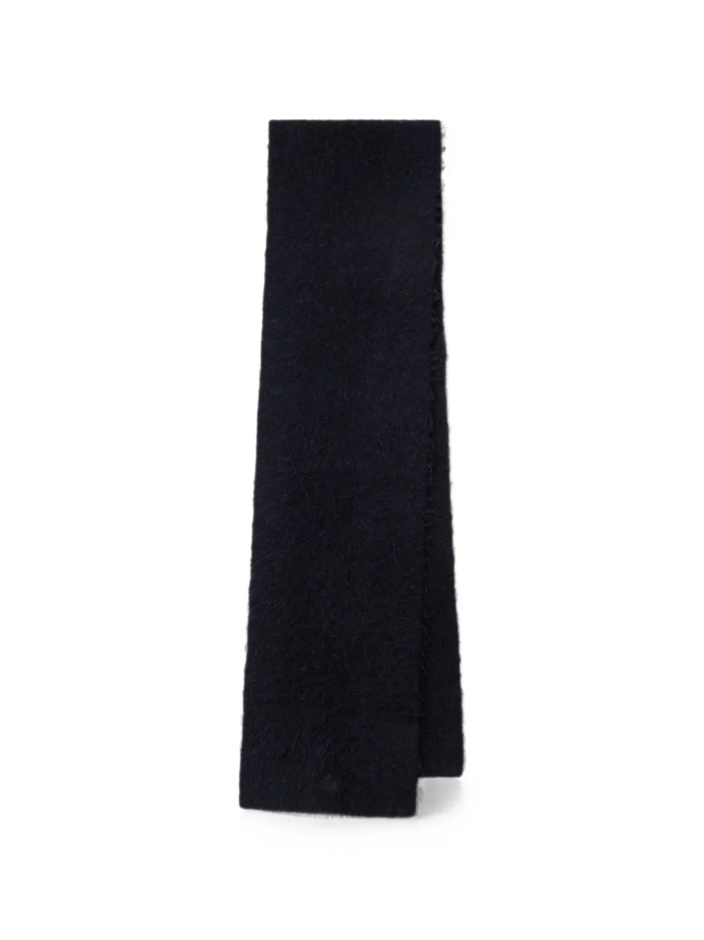 ISABEL MARANT brushed-knit scarf - Nero