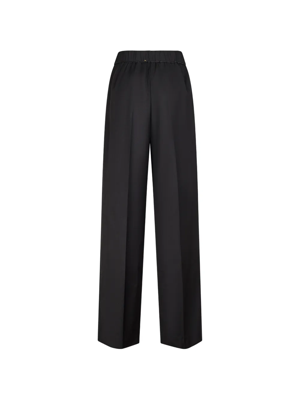Forte High waist plooibroek Zwart