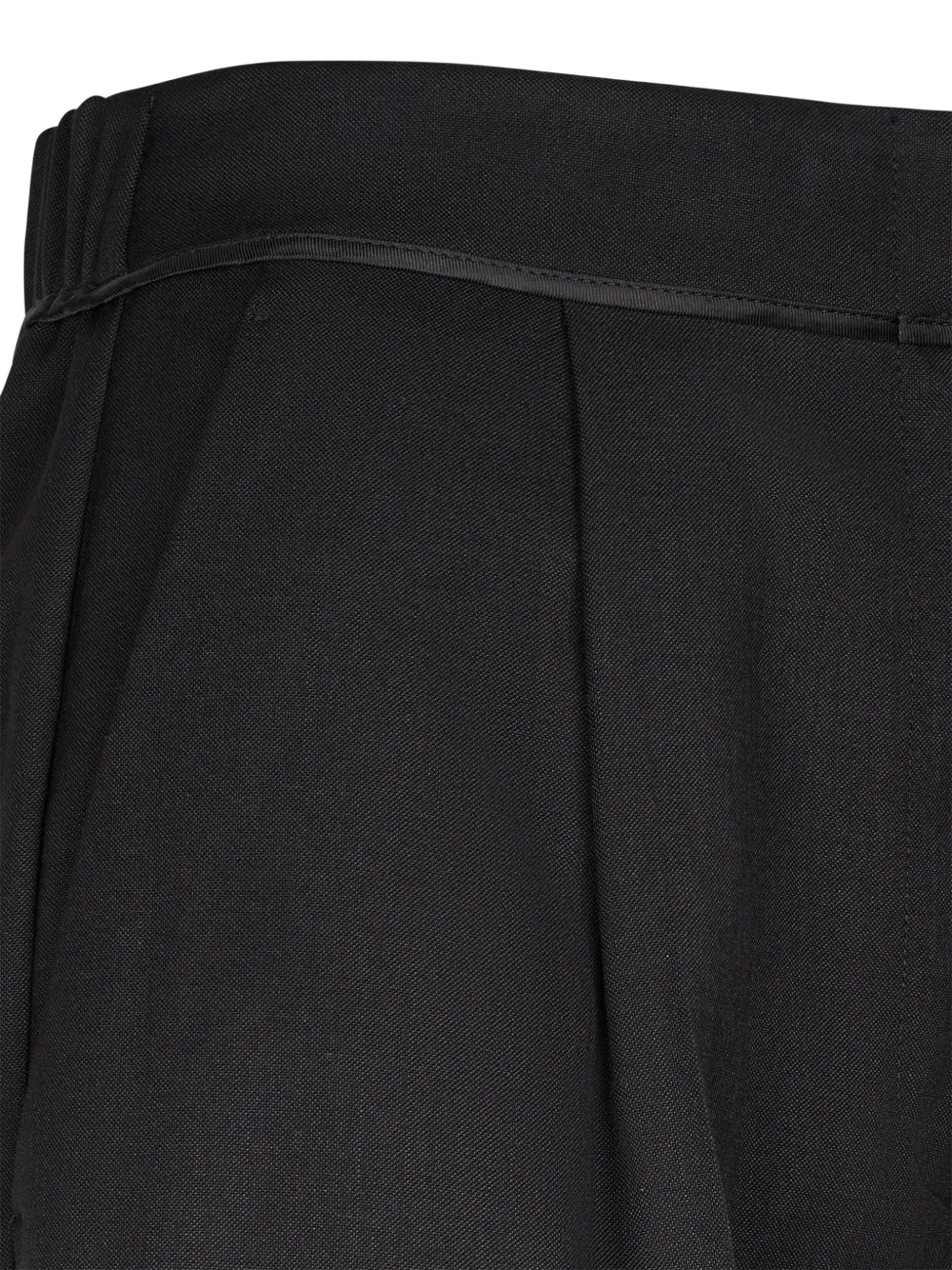 Forte High waist plooibroek Zwart