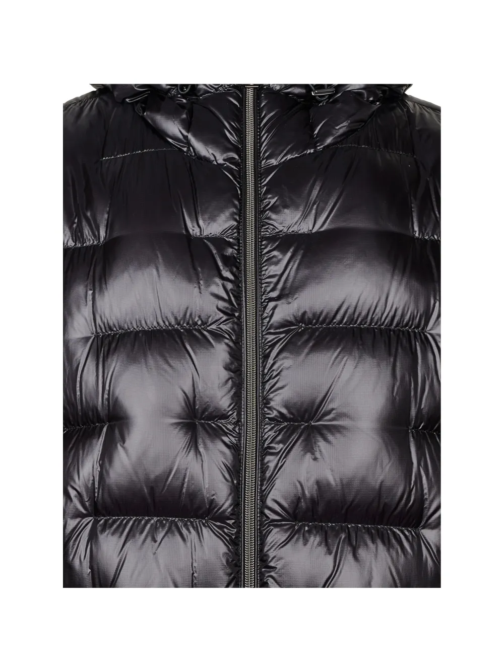 Herno Gevoerd jack met capuchon Zwart