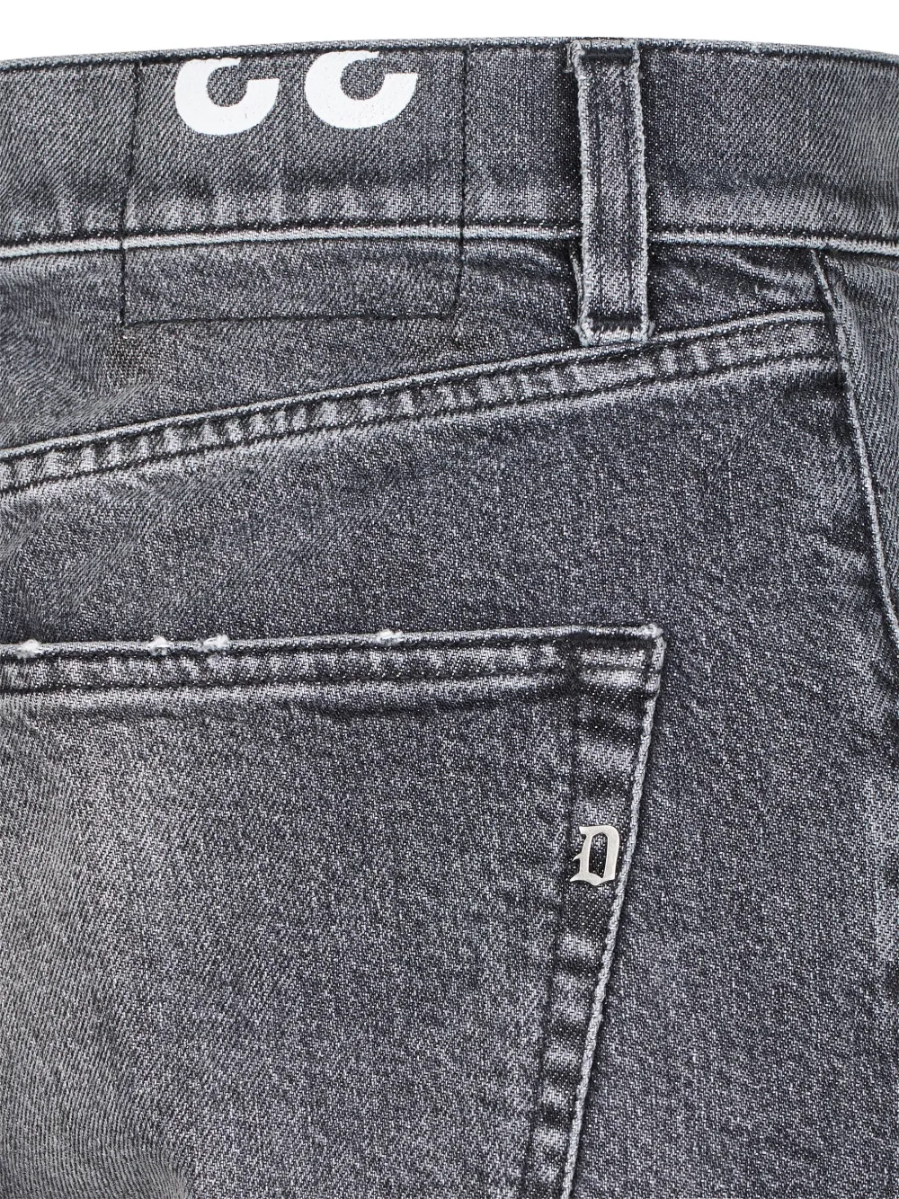 DONDUP Low-waist jeans met vijf zakken Grijs