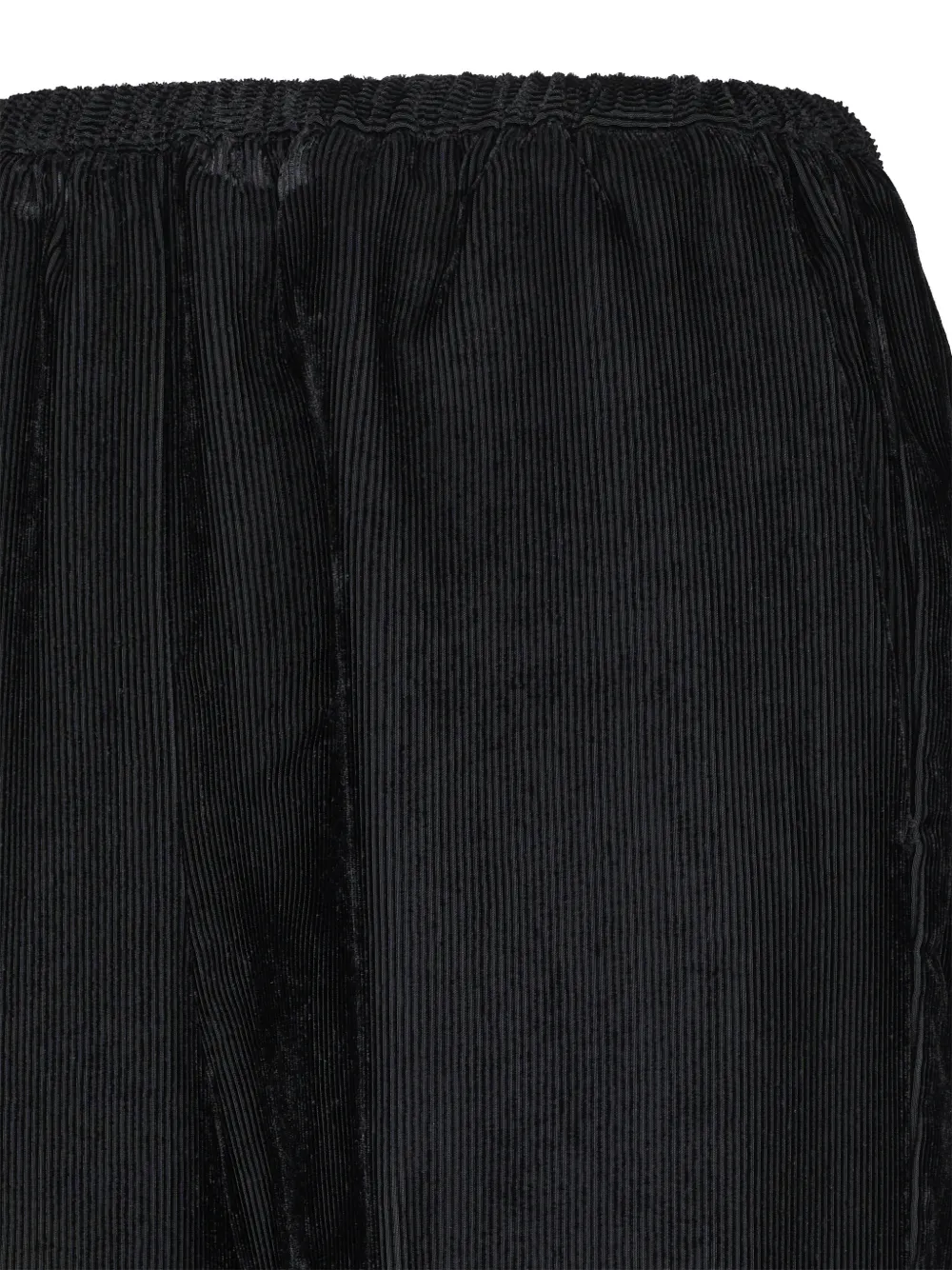 Forte Broek met wijde pijpen en plissé-effect Zwart