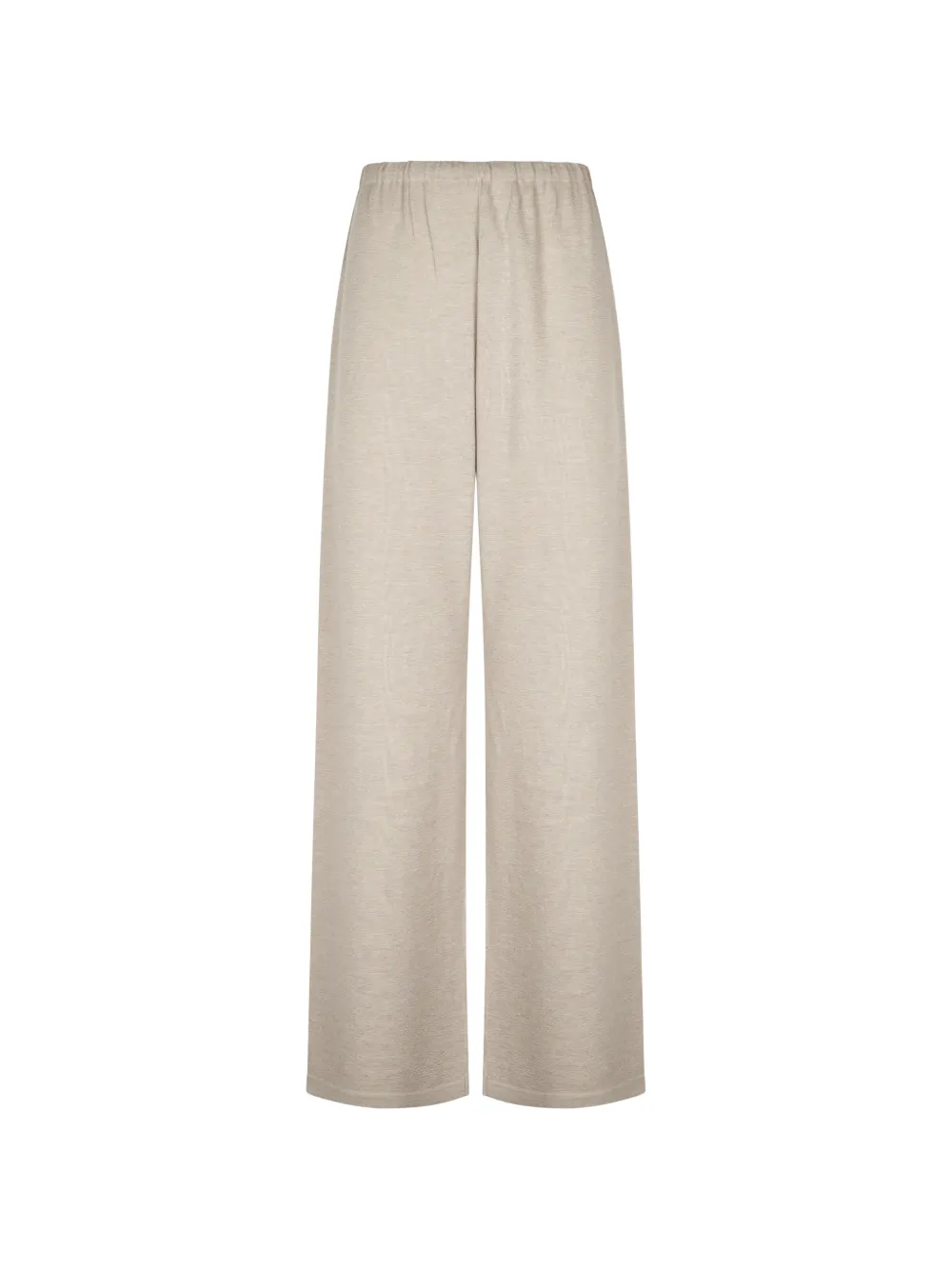 Eleh fine-knit wide-leg trousers Beige