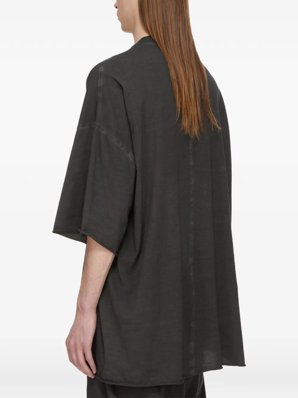 Rick Owens DRKSHDW Oversized T-shirt met Pentagram-print Zwart