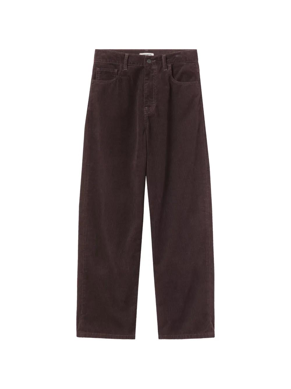 Carhartt WIP Brandon corduroy logo-patch trousers - Marrone
