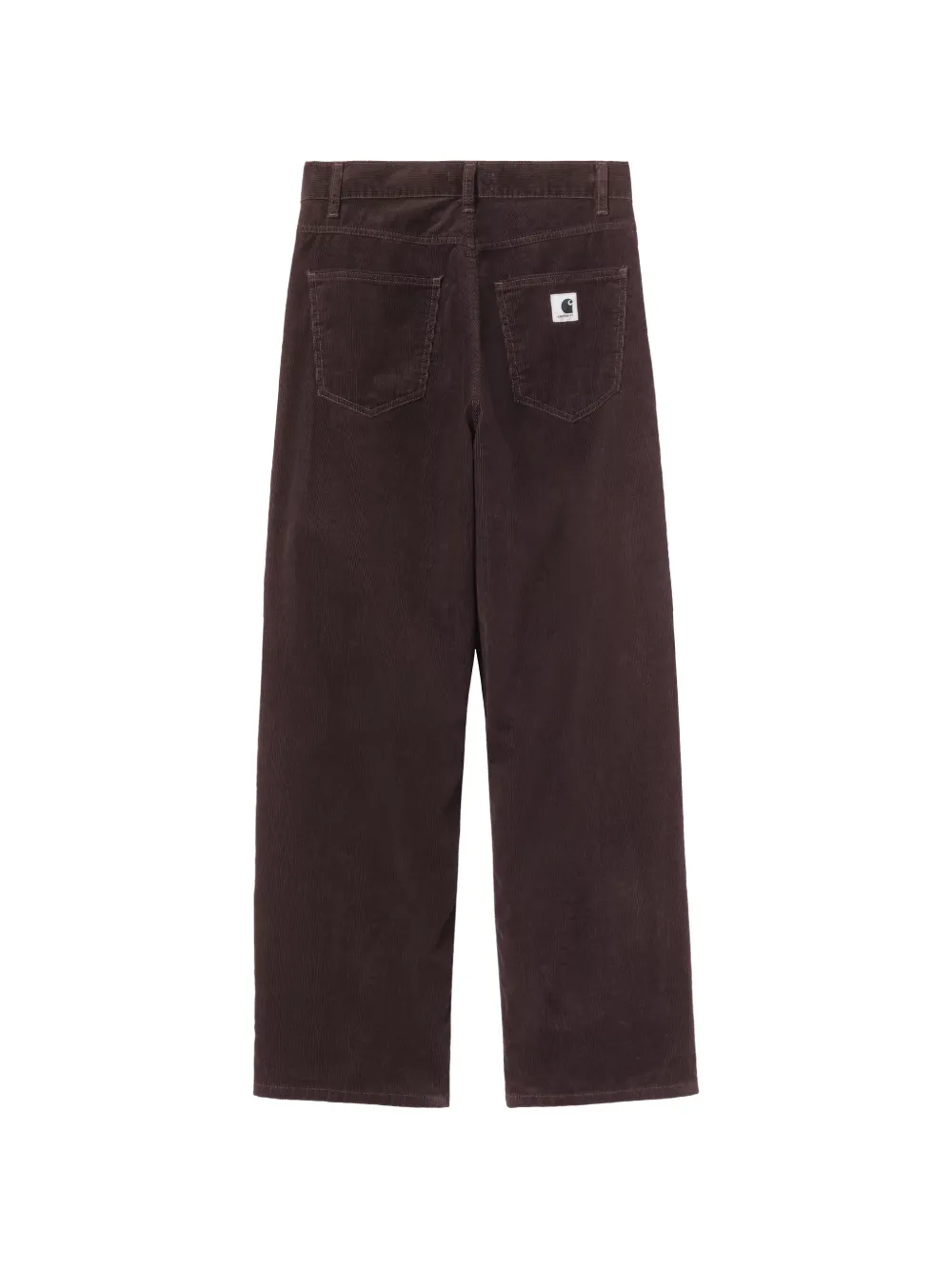 Carhartt WIP Brandon corduroy logo-patch trousers Bruin