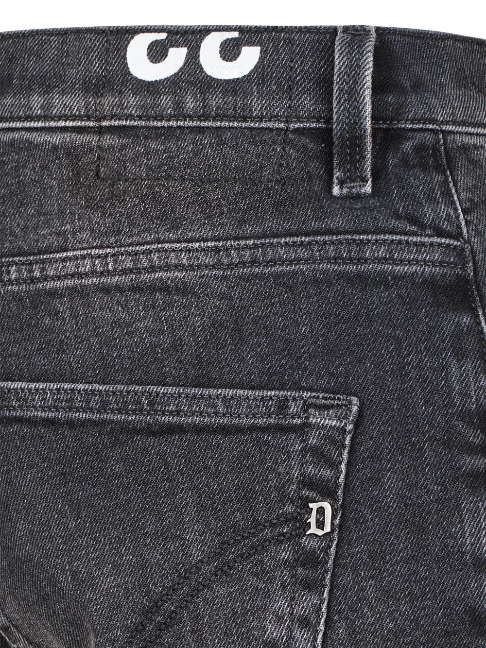 DONDUP Jeans met vervaagd effect Zwart