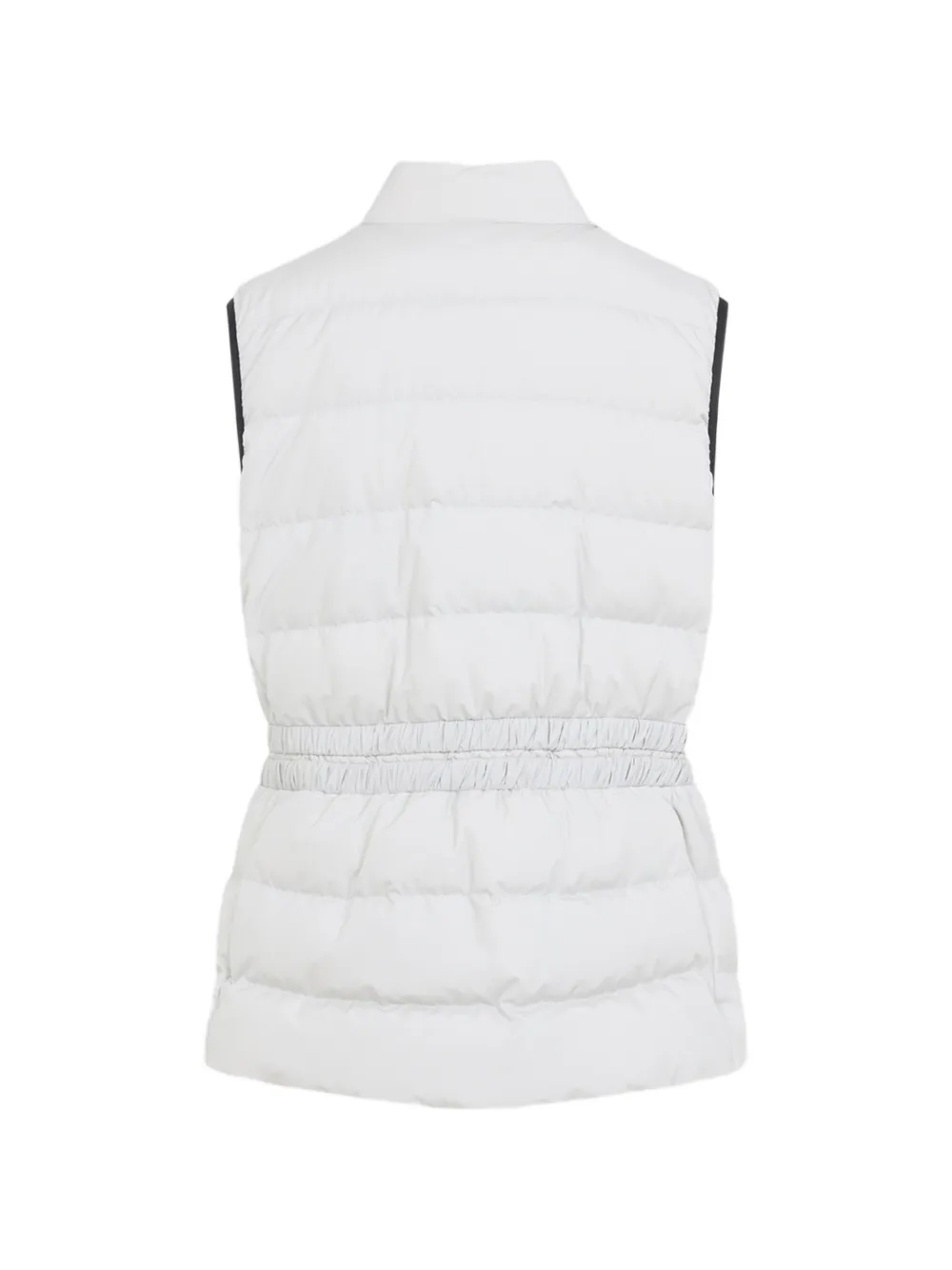 Moncler Romantisme gewatteerde top met ceintuur Wit