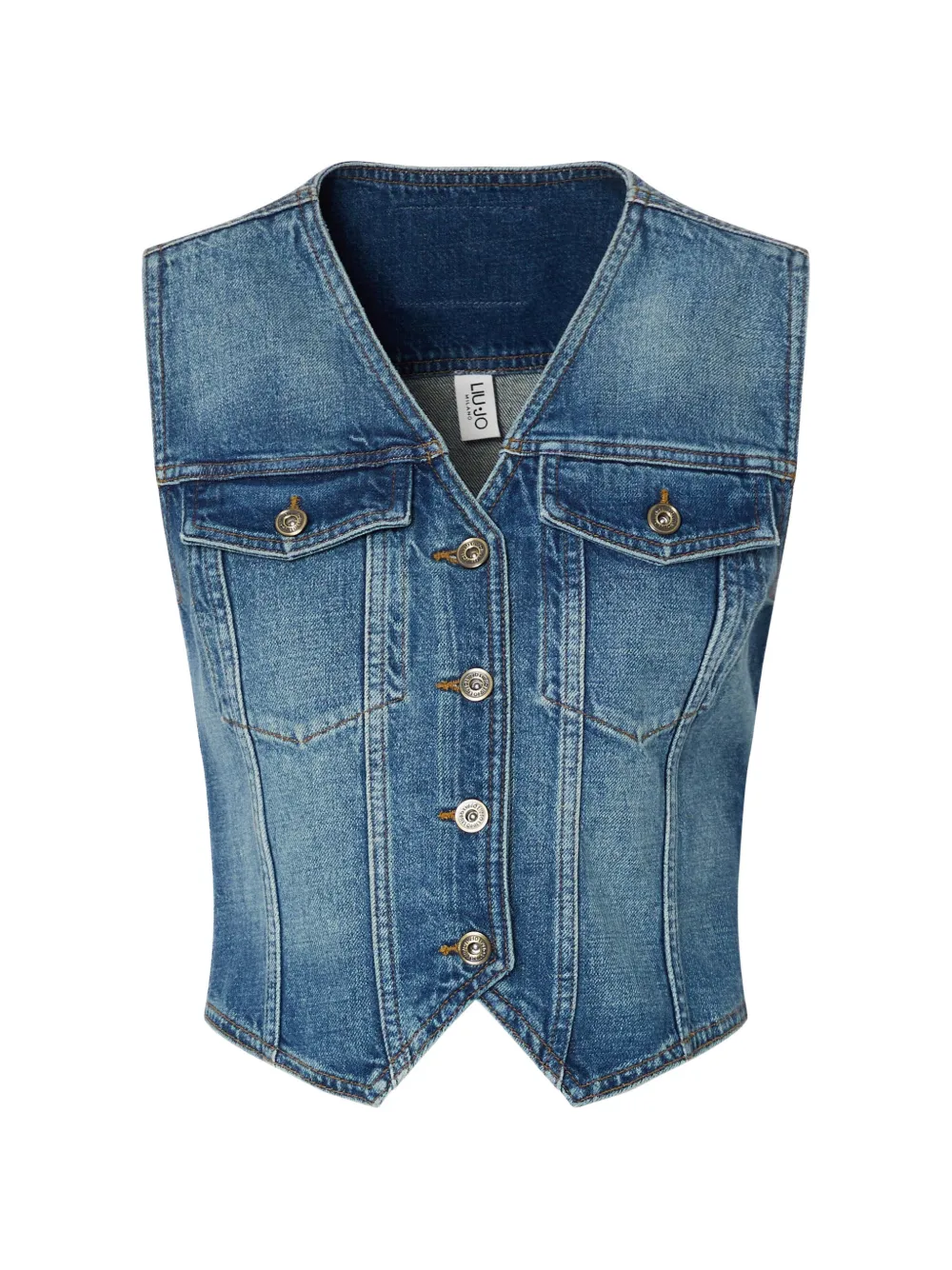 LIU JO denim vest - Blu