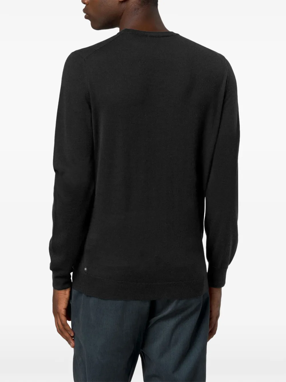 K-Way Sebastien crew-neck knitted sweater Zwart