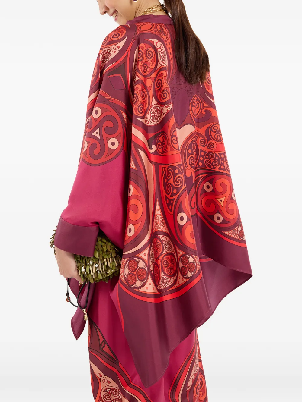 La DoubleJ Zijden blouse Rood