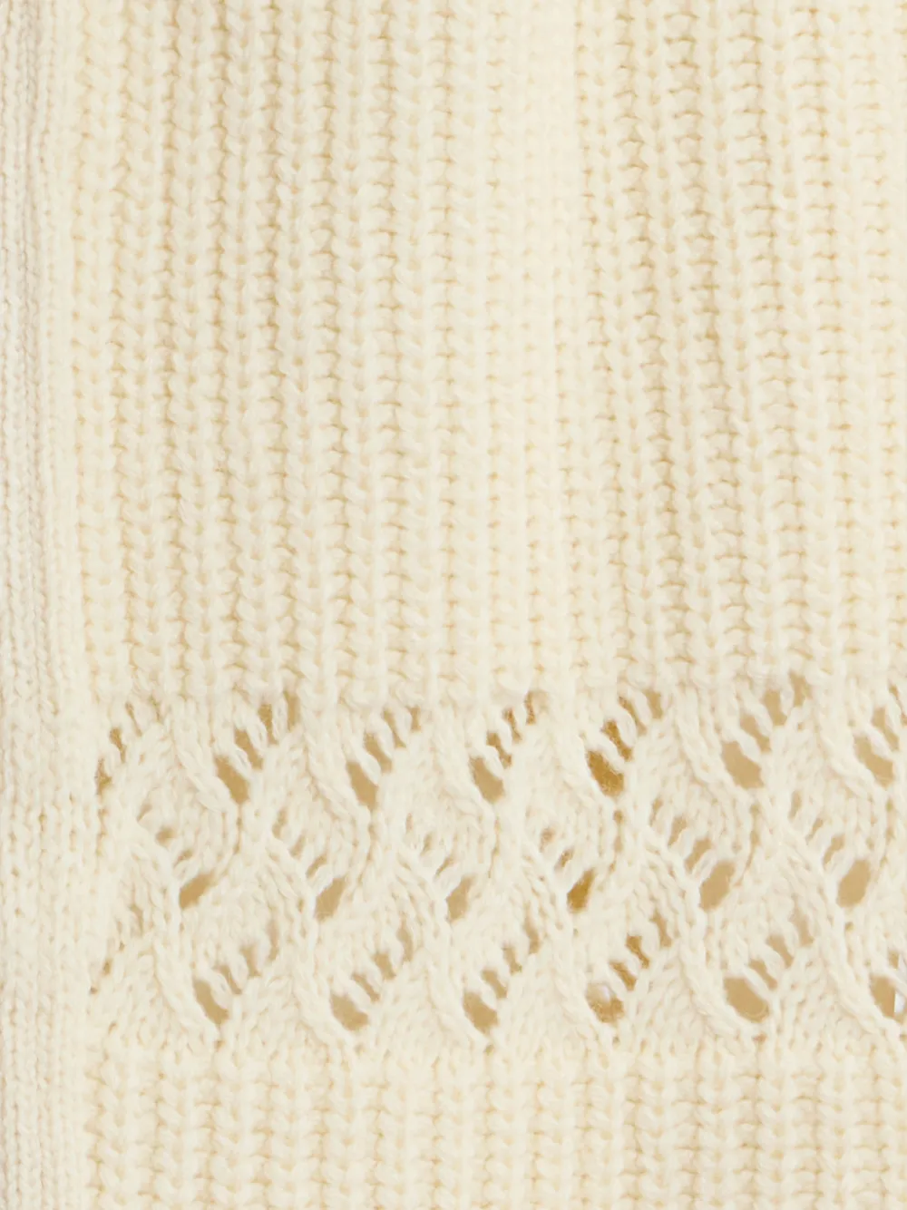 La DoubleJ Weaver grofgebreide cape Beige