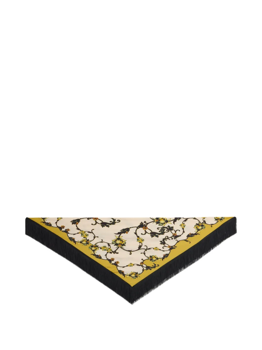 La DoubleJ reversible fringe foulard 90 - Toni neutri