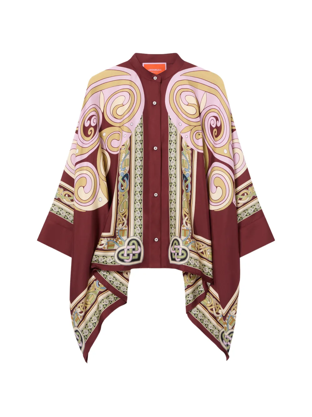 La DoubleJ Camicia con foulard - Rosso