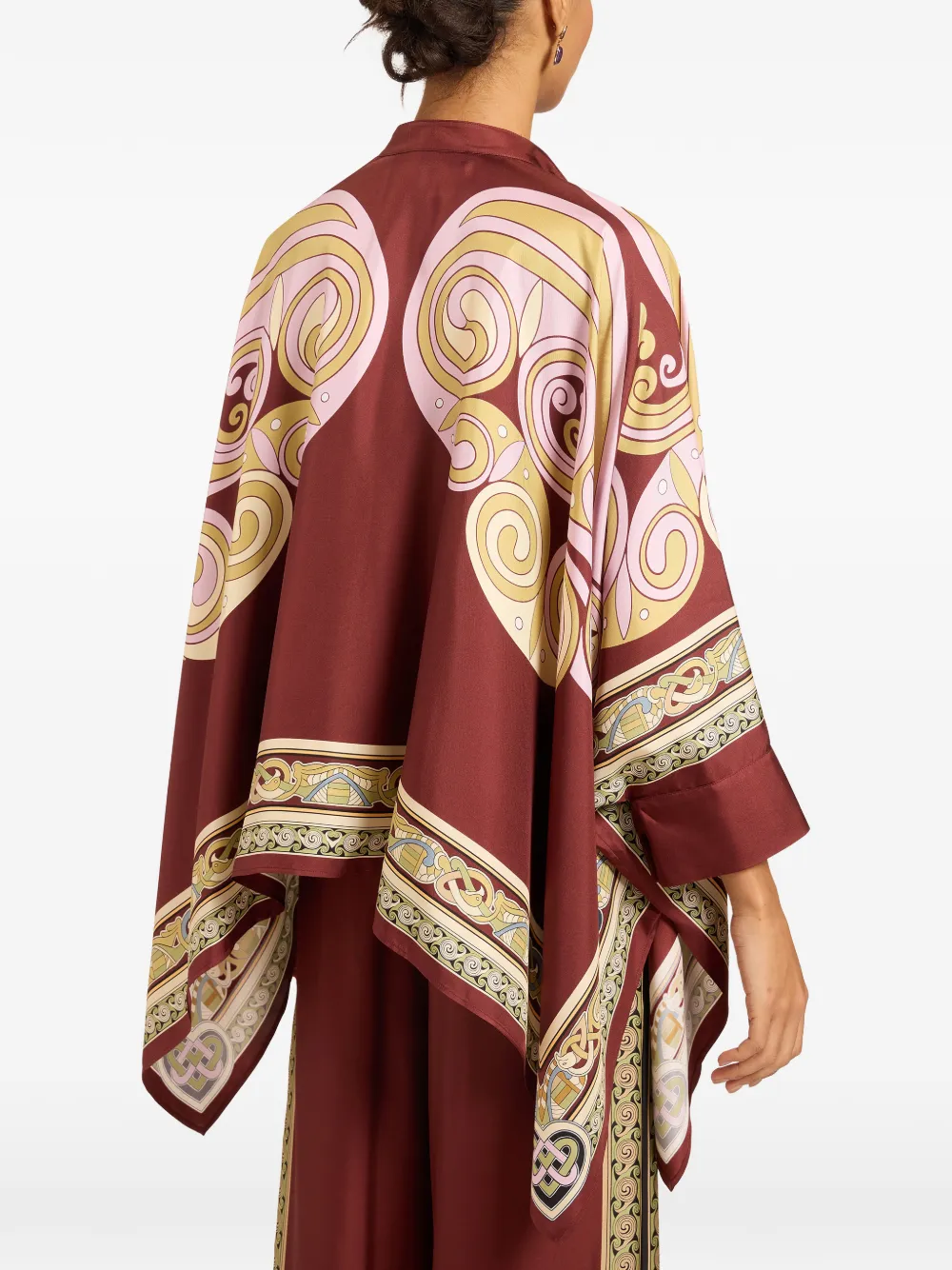 La DoubleJ Foulard blouse Rood