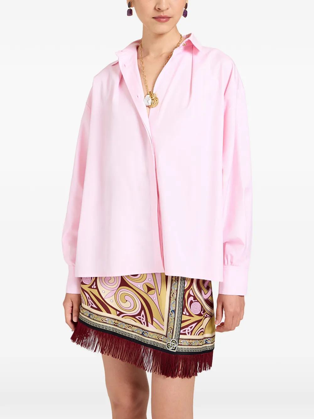La DoubleJ La Scala blouse Roze