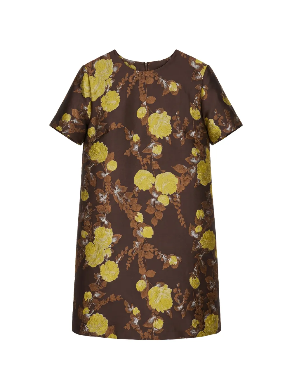 La Doublej Mini Swing Dress In 브라운