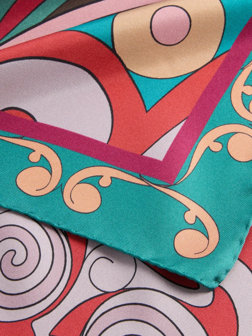 La DoubleJ Foulard 90 Rood