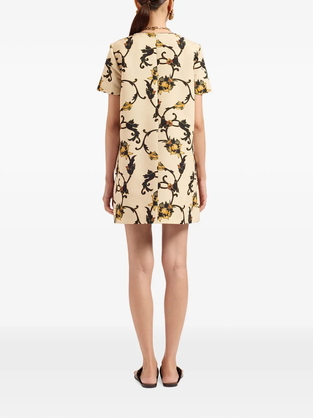 La DoubleJ Swing mini-jurk Beige