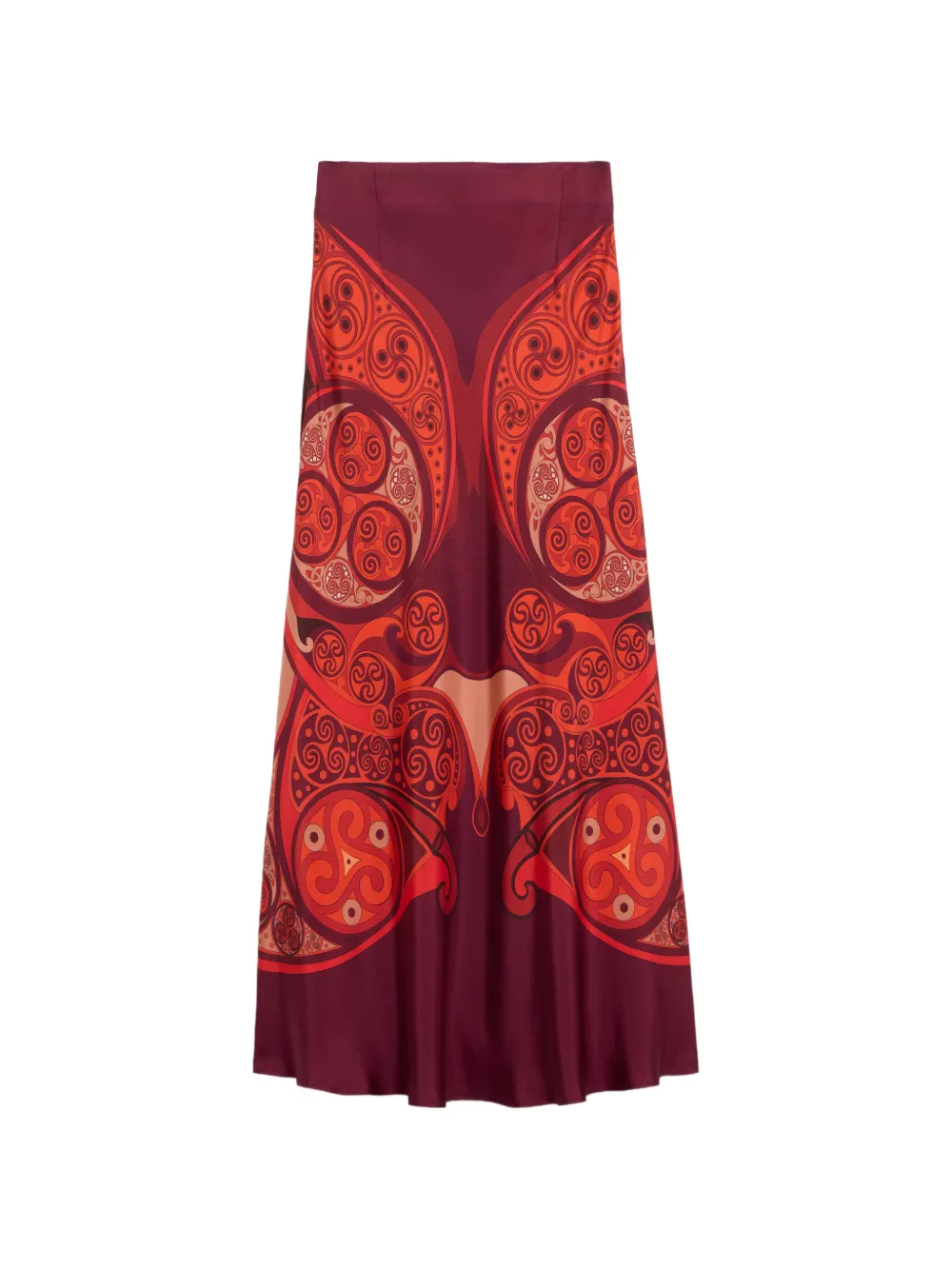 La DoubleJ sleek skirt - Rosso
