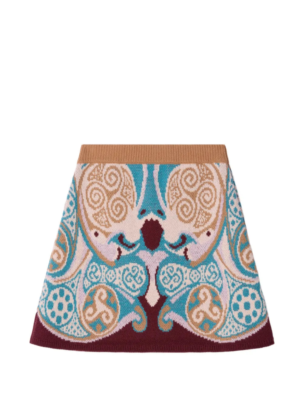 La DoubleJ In My Power Mini Skirt in Blue, view 3
