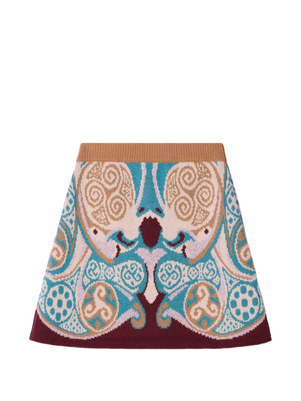 La DoubleJ In My Power Mini Skirt in Blue, view 5