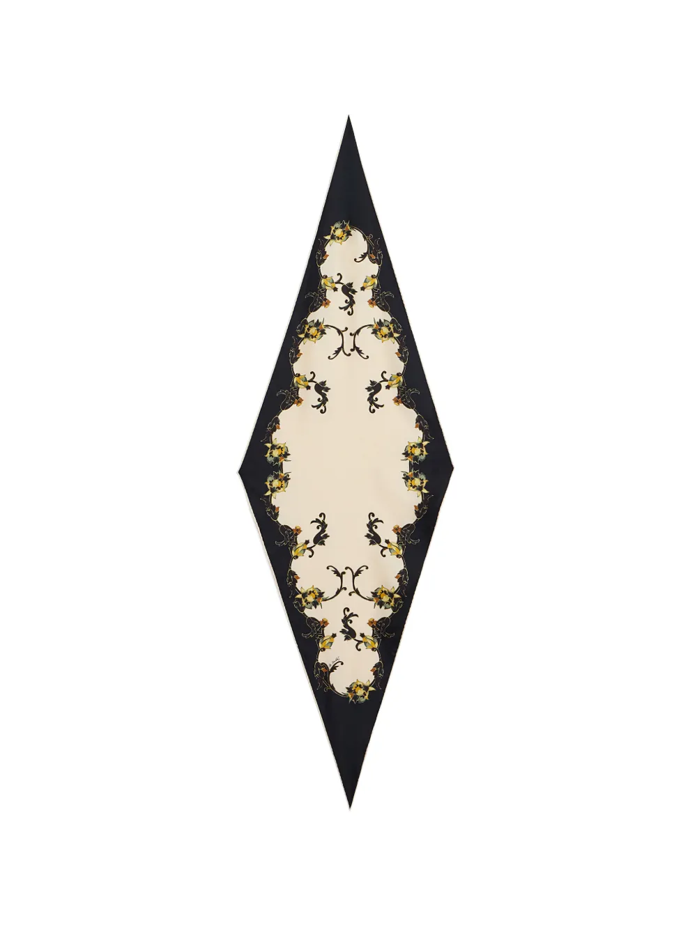 La DoubleJ Diamond scarf - Toni neutri