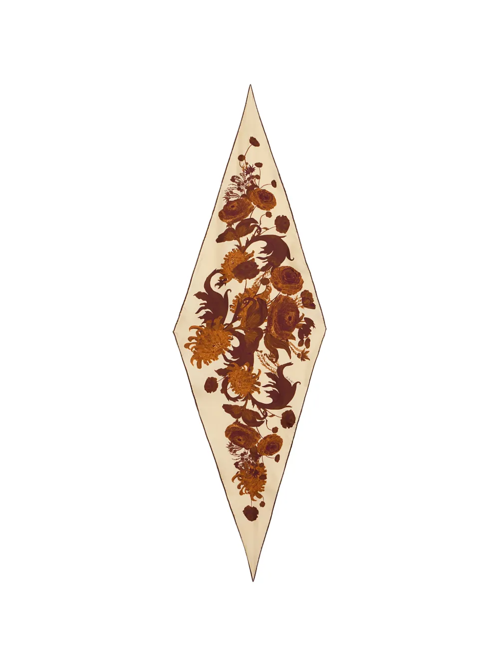 La DoubleJ Diamond scarf - Toni neutri