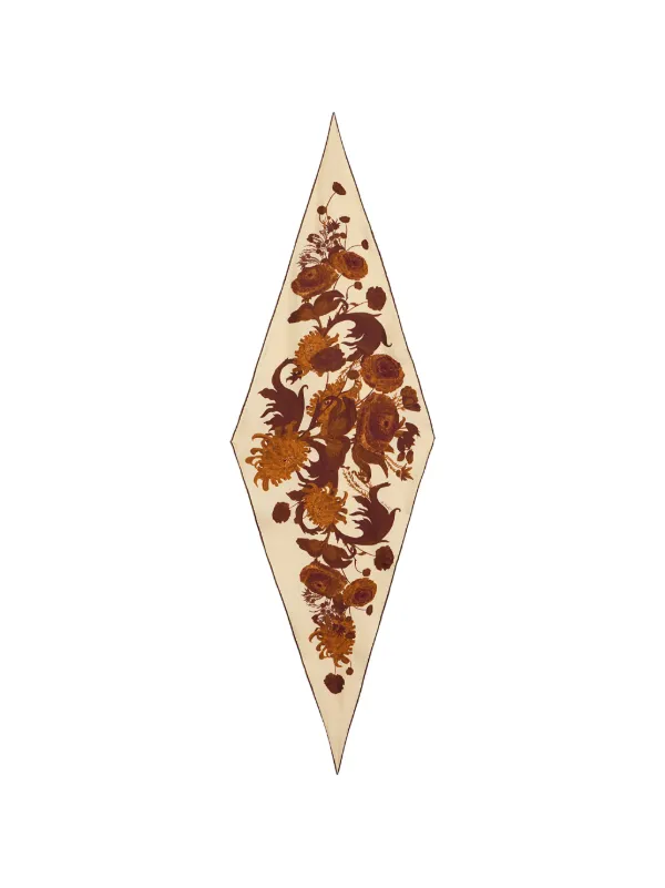 La DoubleJ Diamond Scarf in Neutrals