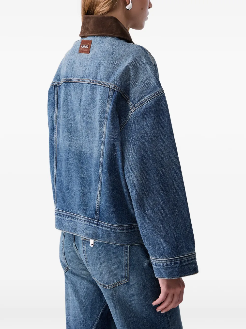 LIU JO Denim jack Blauw