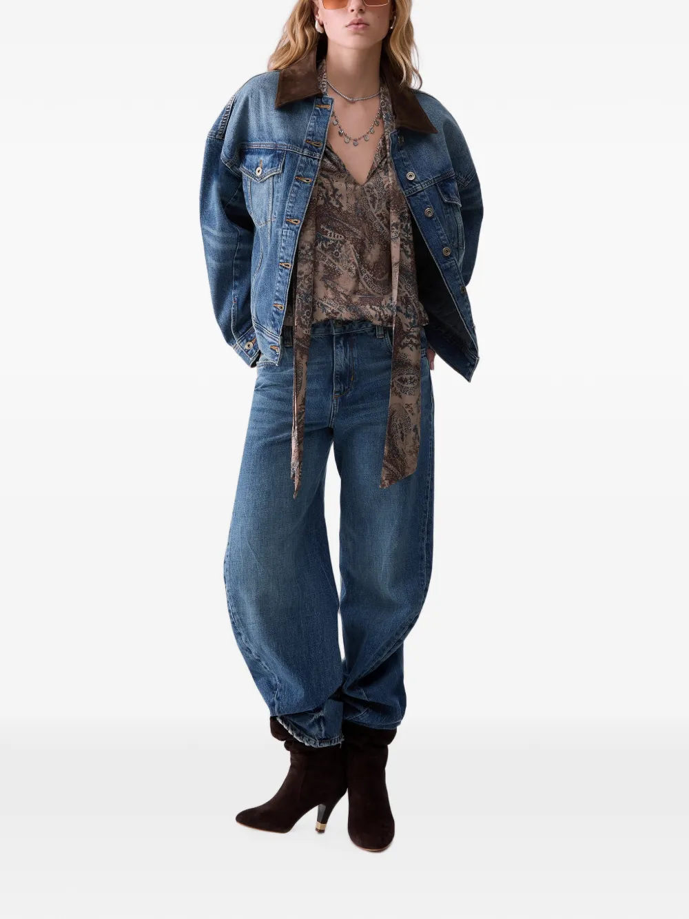 LIU JO Denim jack Blauw