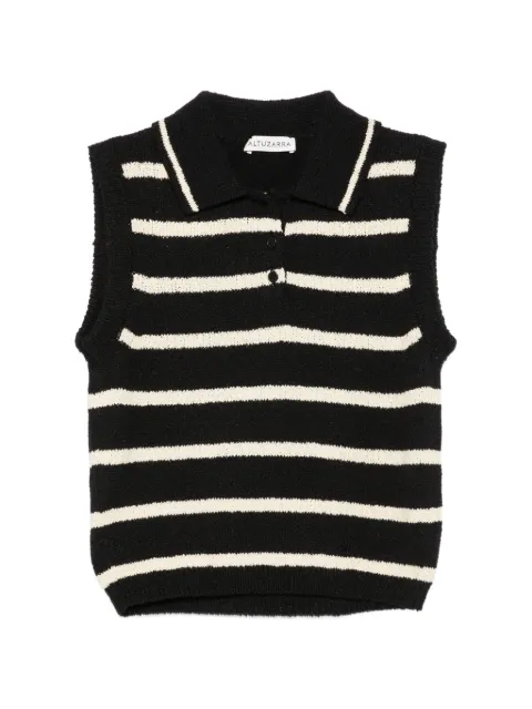 Altuzarra polo a rayas sin mangas
