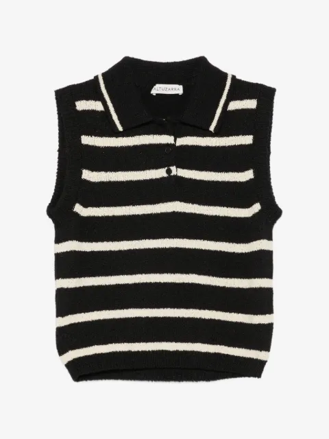 Altuzarra polo a rayas sin mangas