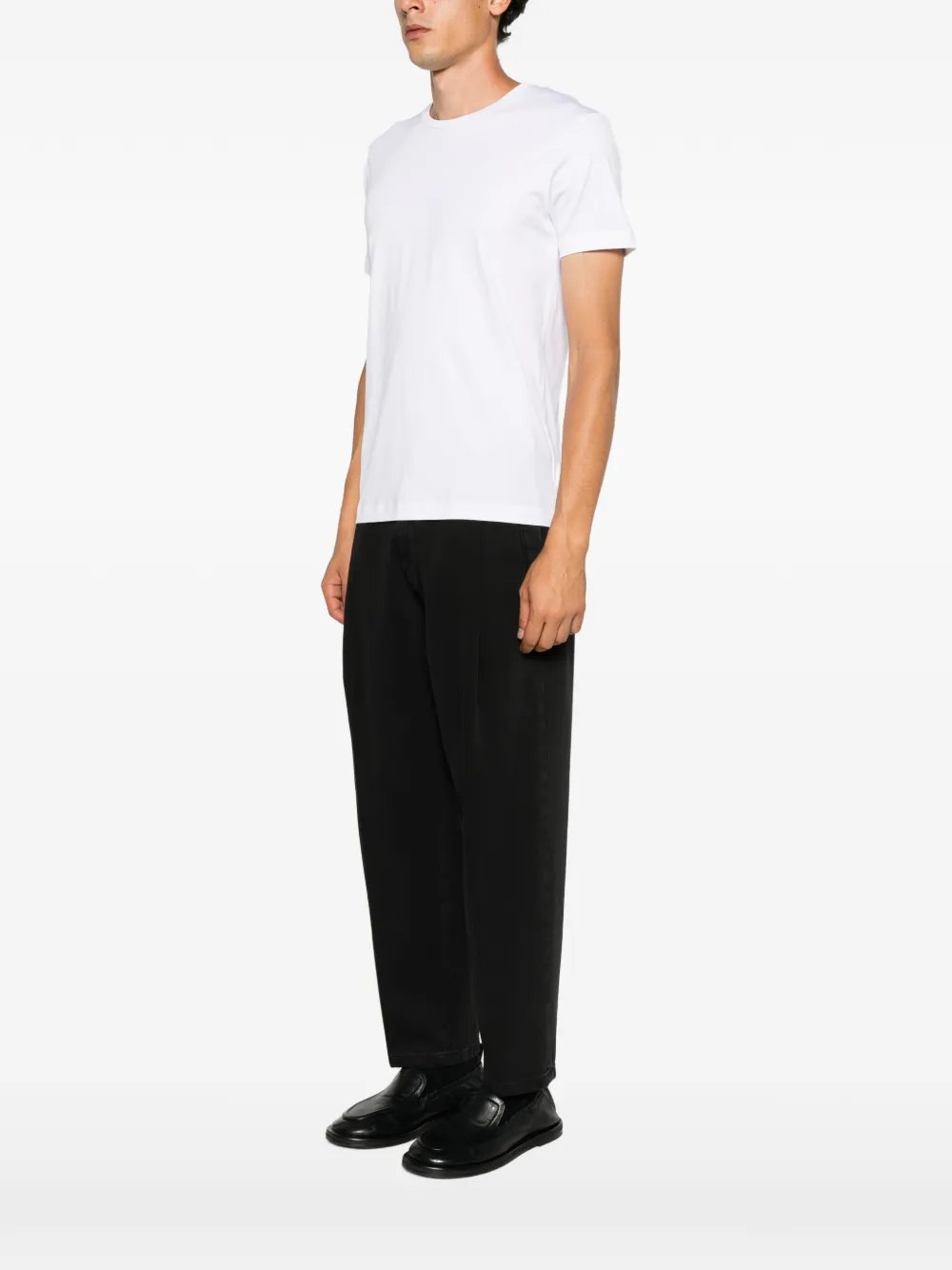 Stefan Brandt T-shirt met ronde hals Wit