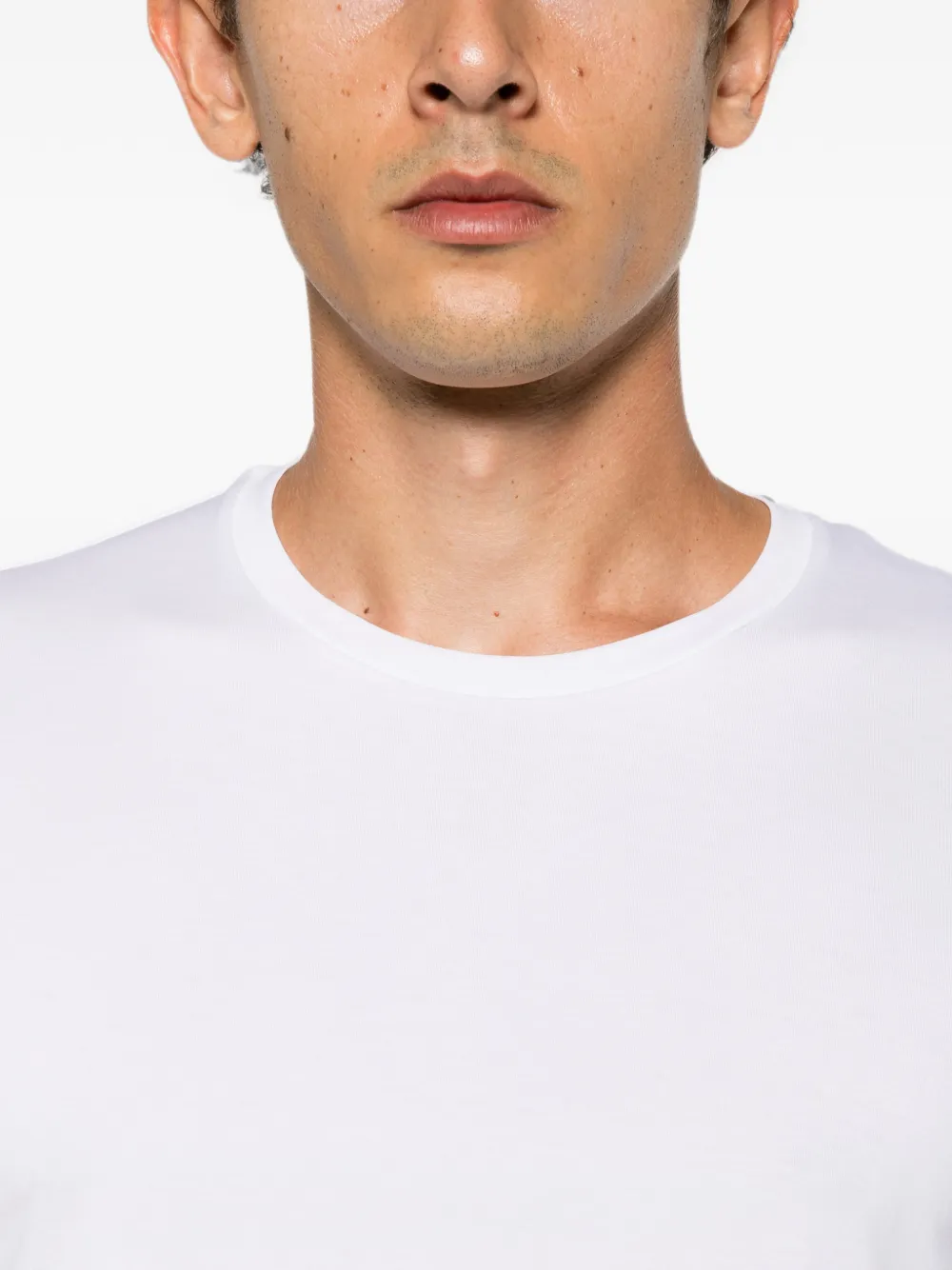 Stefan Brandt T-shirt met ronde hals Wit