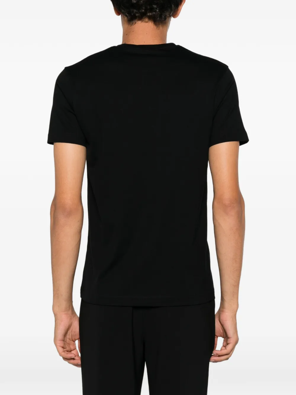Stefan Brandt T-shirt met ronde hals Zwart