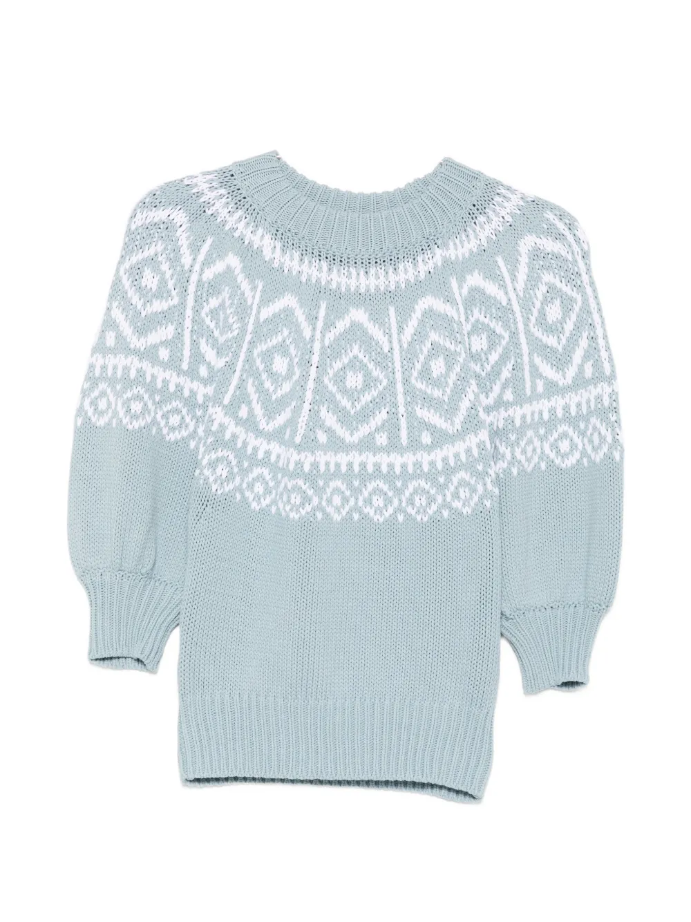 Altuzarra Howard Fair Isle-knit - Blue
