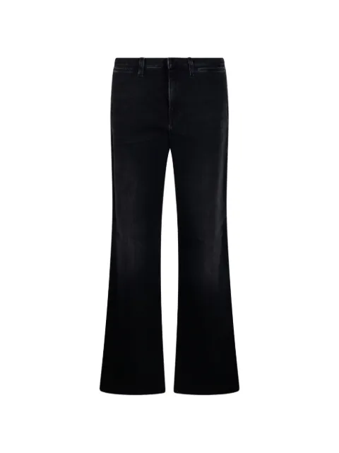 Gucci Web-stripe flared jeans