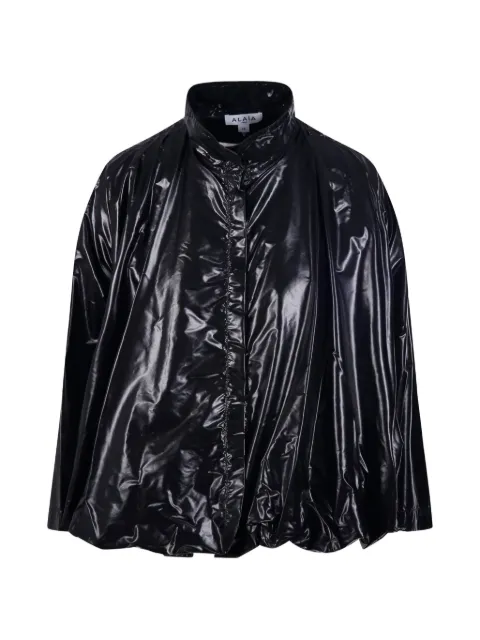 Alaïa chamarra con cuello alto