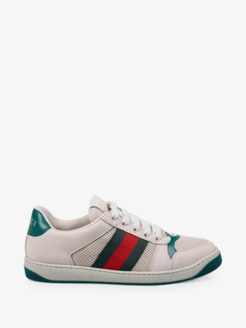 Gucci Screener Web-stripe panelled sneakers