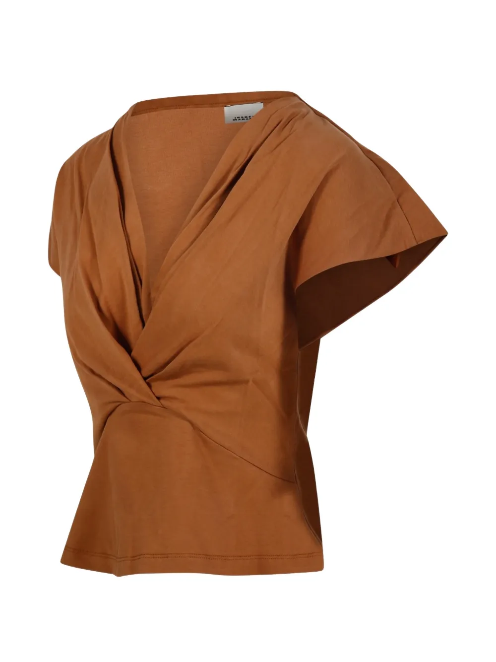 ISABEL MARANT T-shirt met gedraaid detail Bruin