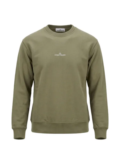 Stone Island sudadera con logo estampado