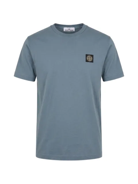 Stone Island camiseta de algodón con parche del logo