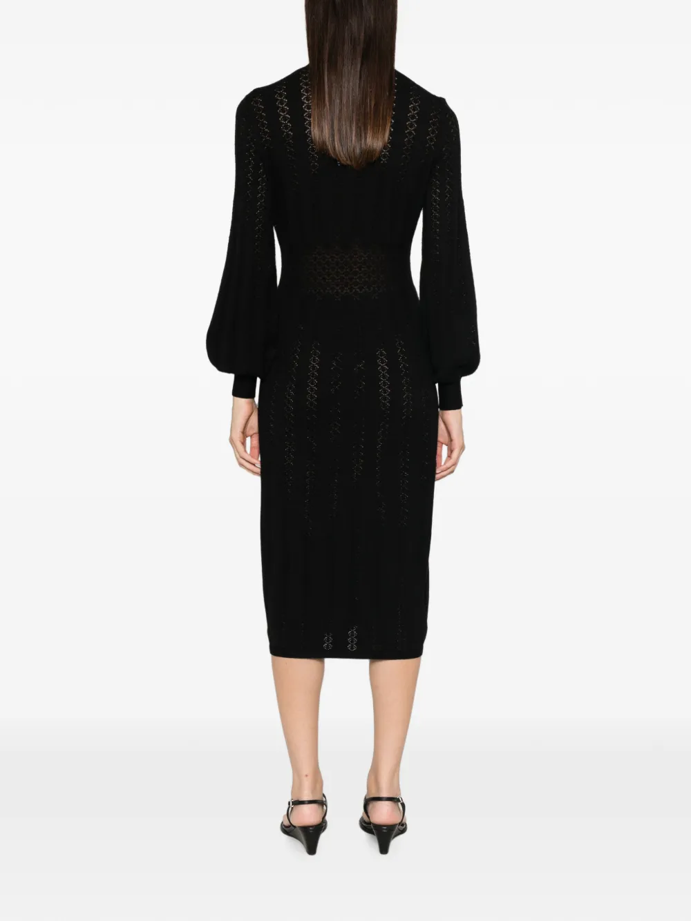 TWINSET Gebreide jurk Zwart