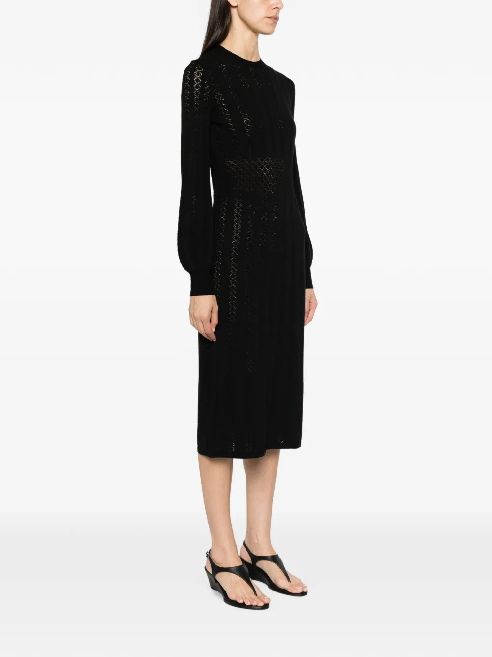TWINSET Gebreide jurk Zwart