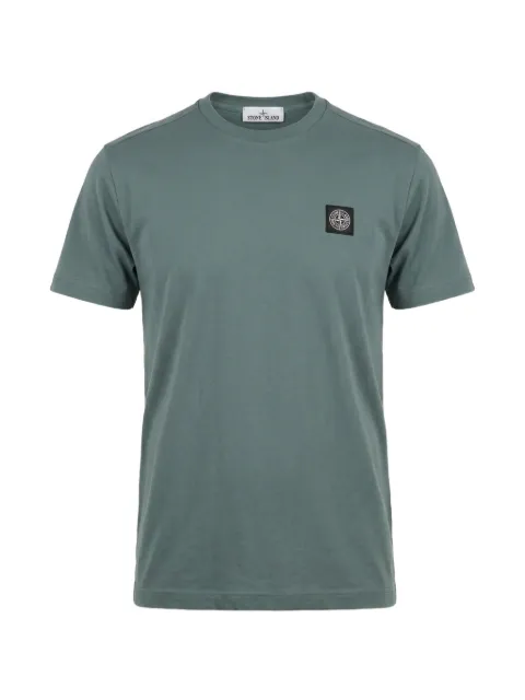 Stone Island logo-patch short-sleeve T-shirt