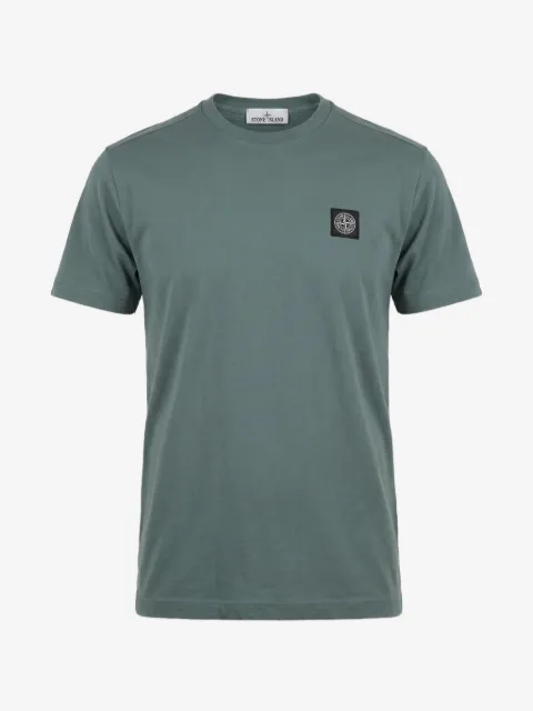 Stone Island logo-patch short-sleeve T-shirt