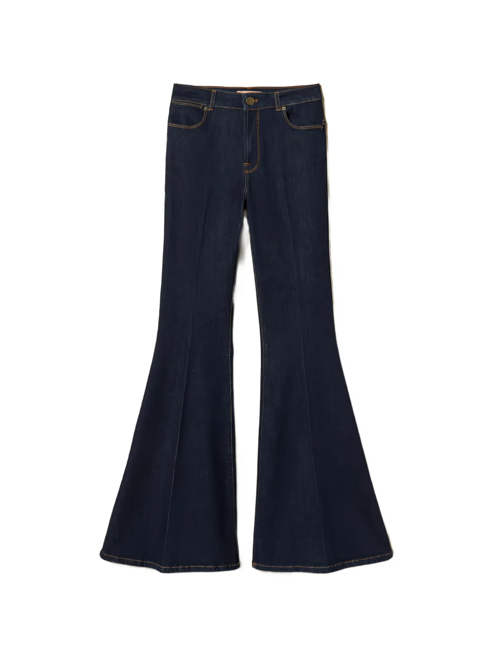 TWINSET belt-loop flared jeans - Blau
