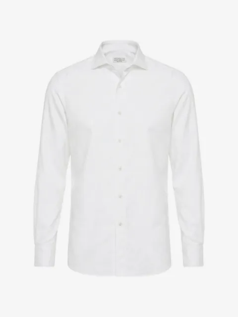 Brunello Cucinelli camisa manga larga con botones